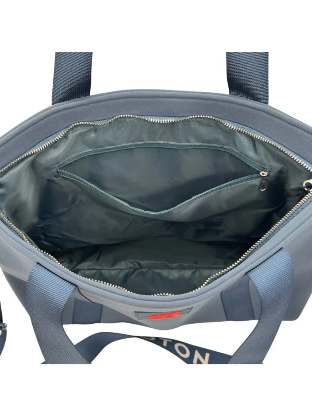 Peloton Blue Gym Bag Tote With Adjustable Strap & Zipper Closure & Inner Pocket - Picture 7 of 12